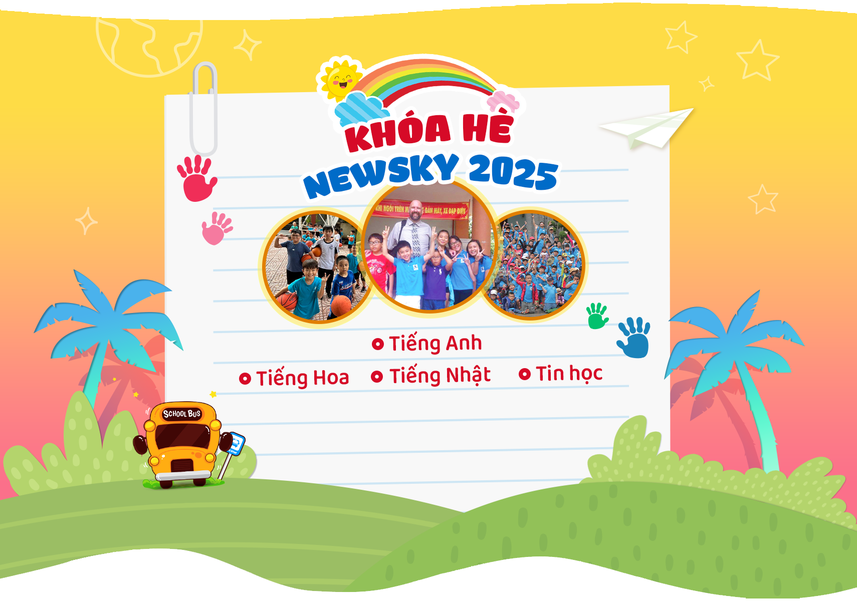 Banner Khóa Hè NewSky 2025